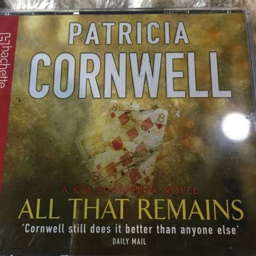 AUDIOBOOK - PATRICIA CORNWELL: ALL THAT REMAINS (3 CDS)