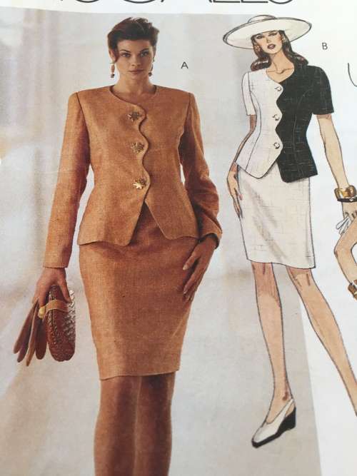 PATTERN MCCALL`S 6994 (UNUSED) - JACKET and SKIRT (SIZE 6-8-10)