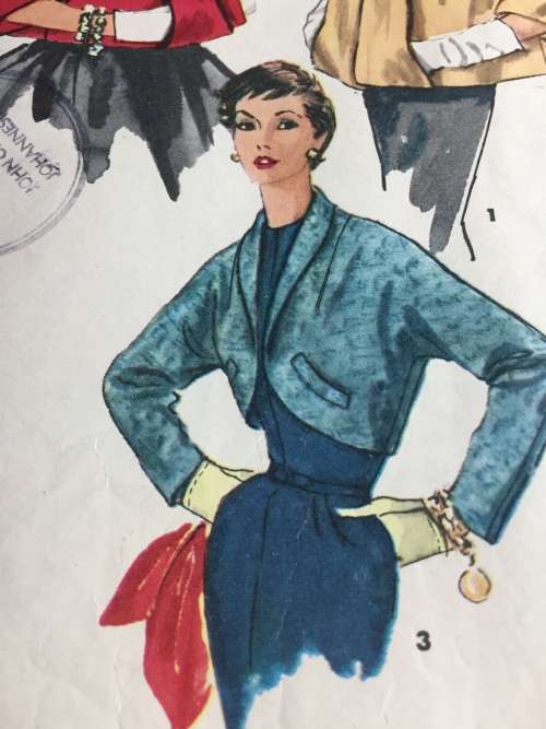 PATTERN SIMPLICITY 4944 (VERY VINTAGE, TIDY PATTERNS) - SETS OF JACKETS (SIZE 14)