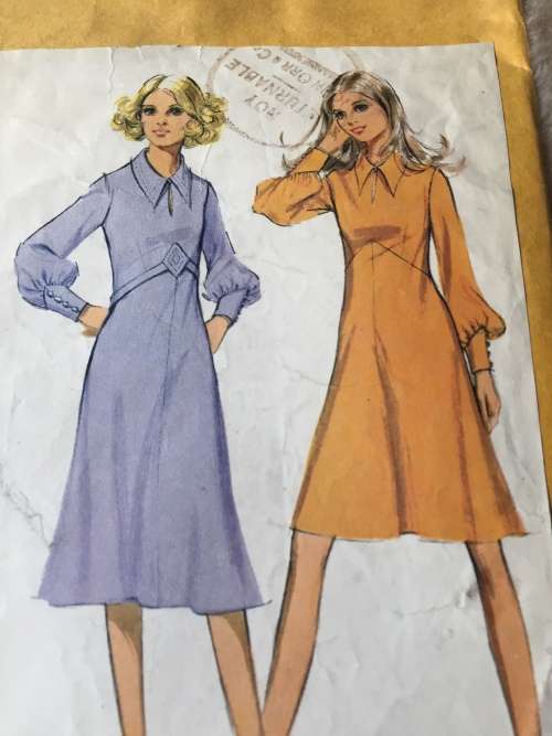 PATTERN MCCALL`S 2543 (VINTAGE, TIDY PATTERNS) - ONE PIECE DRESS (SIZE 8)