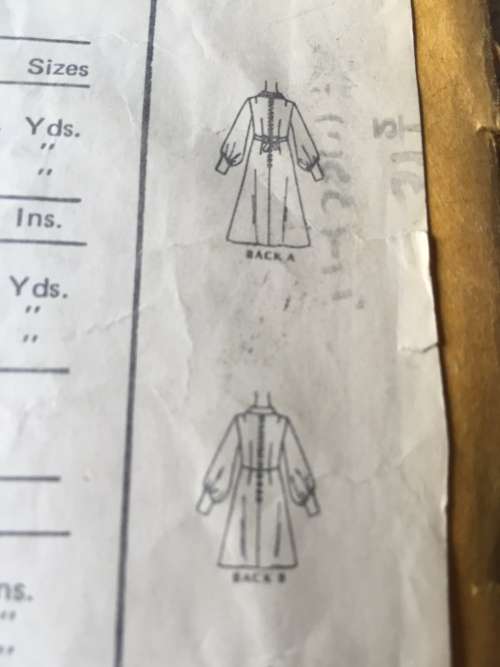 PATTERN MCCALL`S 2543 (VINTAGE, TIDY PATTERNS) - ONE PIECE DRESS (SIZE 8)