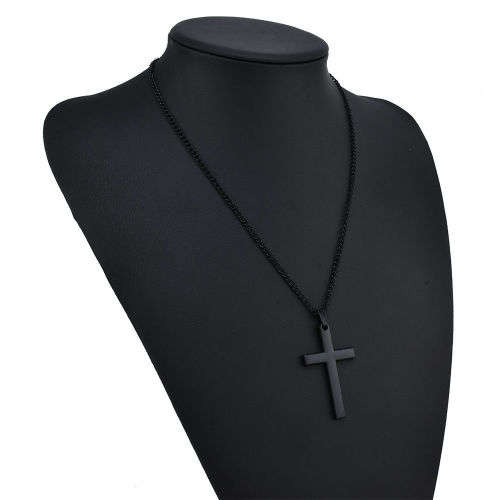 Stainless Steel Cross Pendant Necklace (Free Shipping)