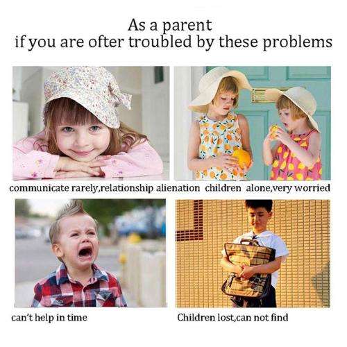 Blue Anti-lost Kids Safe GPS Tracker SOS Call Smart Watch Wrist For Android IOS (Free Shipping)