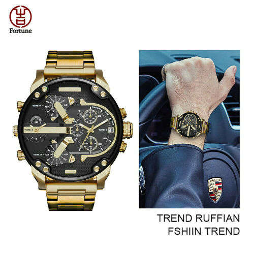 Hot Men's Luxury Watch Stainless Steel Sport Analog Quartz Fashion Wristwatches