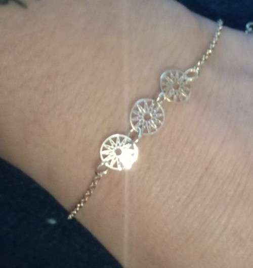 Rose Gold plated Star of life absolutely gorgeous and femanine Bracelet