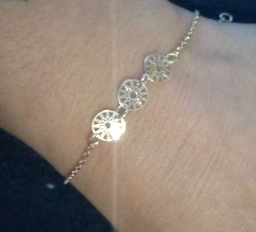 Rose Gold plated Star of life absolutely gorgeous and femanine Bracelet