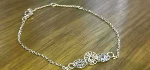 Rose Gold plated Star of life absolutely gorgeous and femanine Bracelet