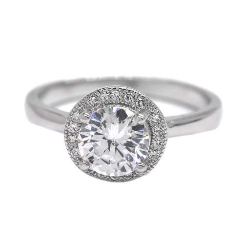 Cubic zirconia Sterling silver Ring