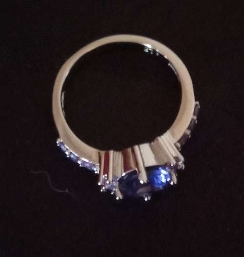 Gorgeous 1.51 Purple Cubic Zirconia Ring Size 6