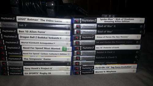 22x PS2 games + 1x Remote + 1x 8MB memory card