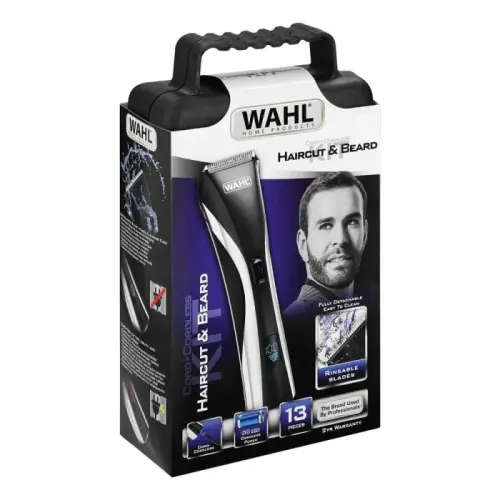 Wahl Cord Cordless Rechargeable Haircut & Beard Lcd 13 Piece