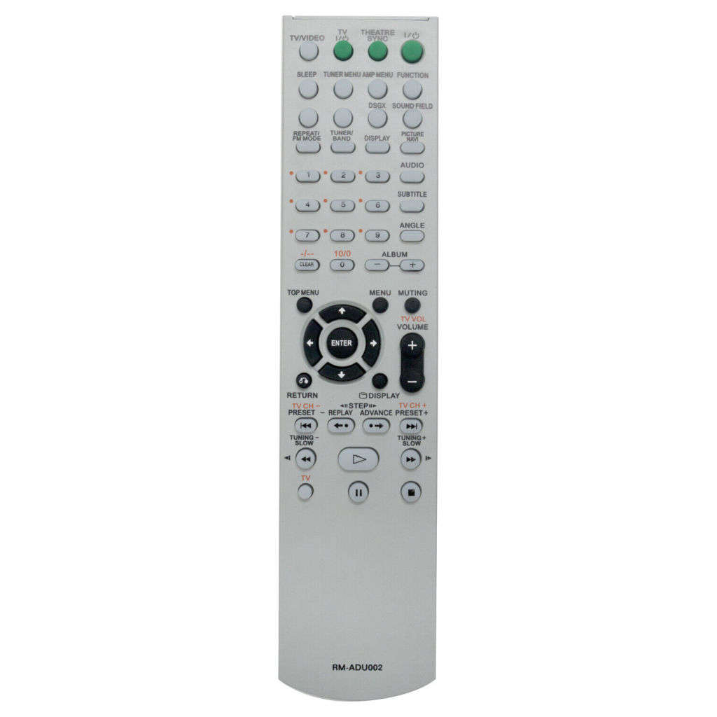 Sony Replacement Remote For DVD Home Theatre System RM-ADU002