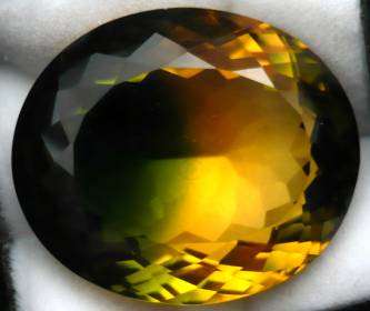 39.540ct Gold to Green Hydrothermal Quartz