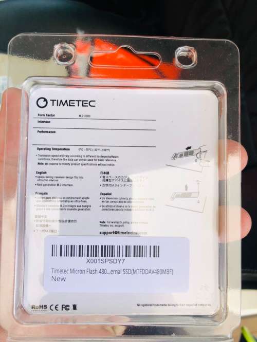 Timetec Micron Flash 480GB M.2