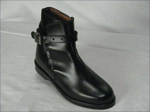 Strap sided riding boots