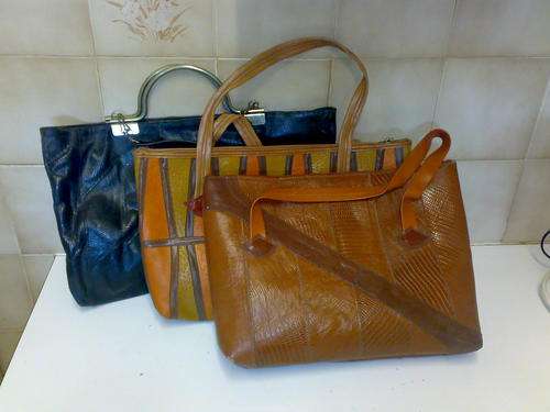 Multi-panel Genuine Leather handbags