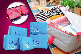 High Quality -5 piece Luggage organiser set- Must Have Travel Accessory!