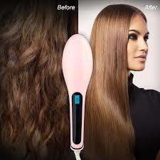 WORLDS first 2 in 1 Electric Automatic HAIR STRAIGHTENER BRUSH- Must have for all those busy days!