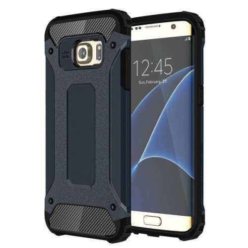 For Samsung Galaxy S7 edge Tough Armor Case (Dark Blue)- Ultimate protection!