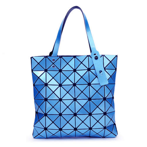 **NEW ARRIVAL** BAOBAO*Ladies designer Geometric Laser diamond Shape Tote In Blue-Made to Wow!