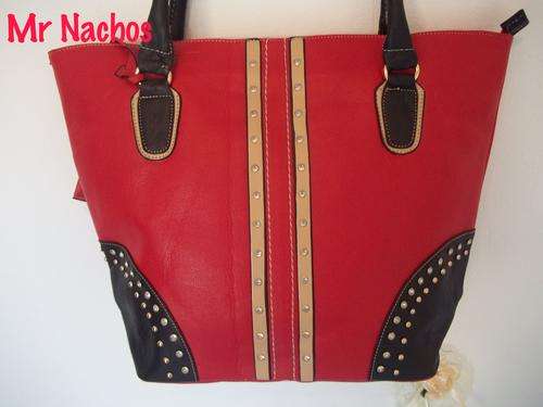 **LATE ENTRY**Luxury colourblock handbag in RED-For the stylish EXECUTIVE Lady!