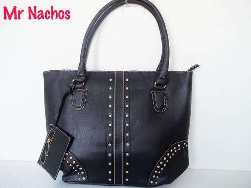 Luxury colourblock handbag in Black- For the stylish EXECUTIVE Lady! You'll simply fall in Love