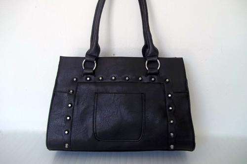 Luxury bond leather handbag in BLACK- For the stylish EXECUTIVE Lady!You'll simply fall in Love