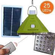 NEW** 25 LED SOLAR HANGING LIGHT+AC Charger+ Remote- Great Buy!