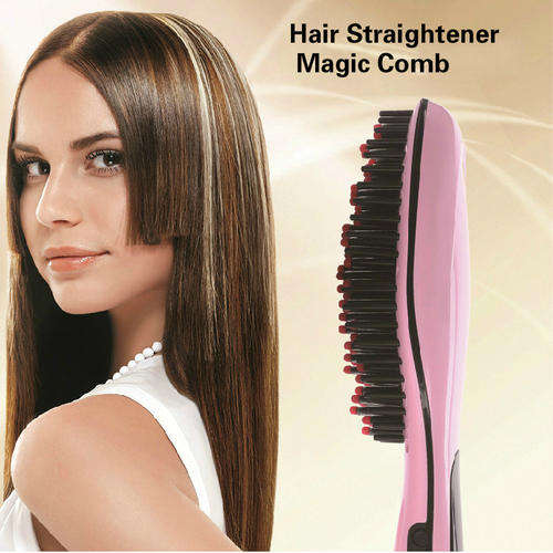 WORLDS first 2 in 1 Electric Automatic HAIR STRAIGHTENER BRUSH- Must have for all those busy days!
