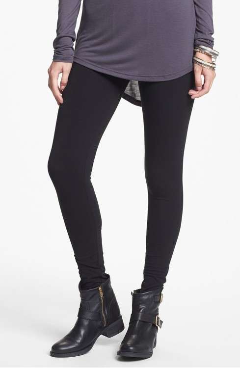The Best Plain Black Leggings- Ever (Fleece lined inner for those cold winter days)- Black