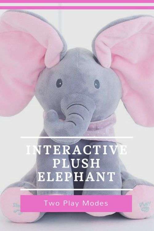Magical Singing Peek-A-Boo Elephant Plush Doll- Just too adorable- Best gift this Christmas!