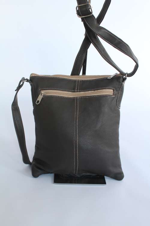 Real Leather shoulder bag with trendy Stud detail- Enough room for all essentials!