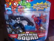 Original MARVEL SUPER-HERO SQUAD- "Venom & Spider-Man"