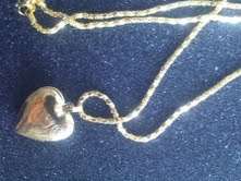 3 for the price of one- 3x 40cm necklace and a heart Locket- A Definite BARGAIN!!!