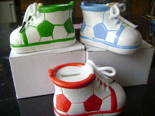 **Beautiful and elegant baby GLASS money box**-Postage only R30 and R15 additional item