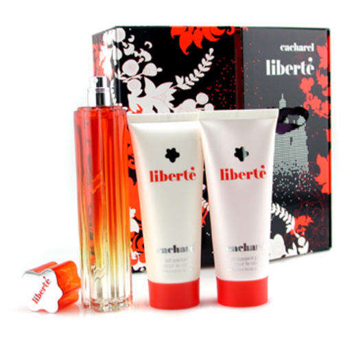 Cacharel Liberte Coffret: Eau De Toilette Spray 75ml + Body Lotion 100ml + Shower Gel 100ml (3pcs)