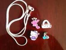 4x Beautiful pedants for your little lady, for any special occasion +FREE Snake Chain!!!