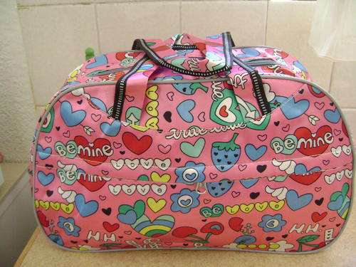 Beautiful large satin finish tog bag- A great accessory