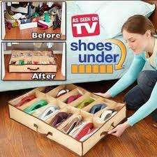 SHOE UNDER- SPACE ORGANISER. A MUST HAVE FOR ALL HOMES