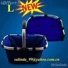 Lovely fold picnic basket