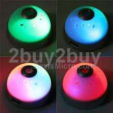 Beautiful Star Effect 3 Colour Night Light projecting Clock Led Lamp