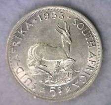 1953 5 shilling,800 silver