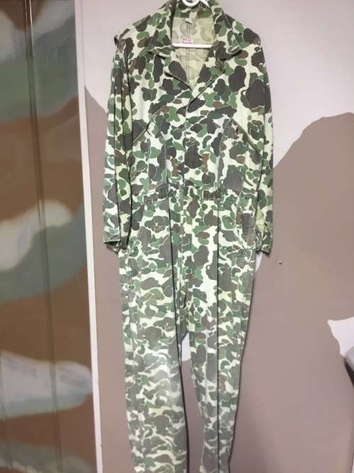 Unknown cammo overalls