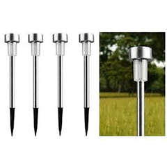Set of 4 solar garden lights