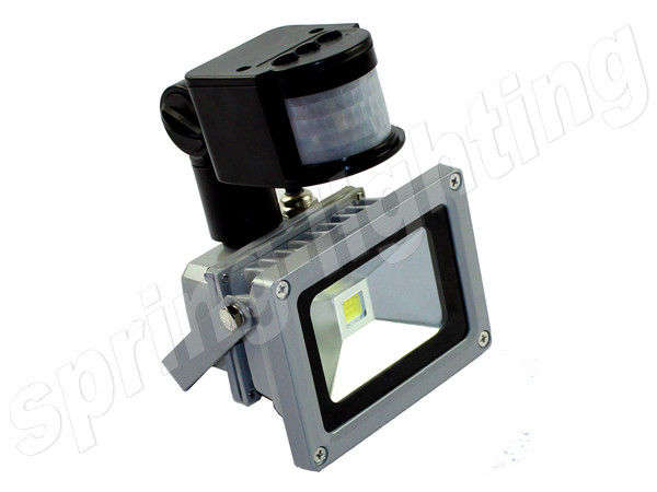 10 Watt Led Floodlight With PIR sensor motion detector (3 on auction)