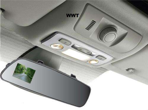 HD Super Slim Design Rearview Mirror Car DVR Recorder 2.7"LCD