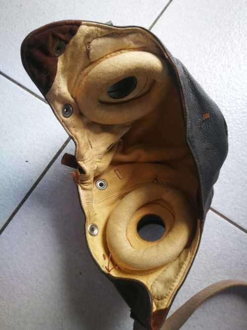 WW2 Pilot Helmet, Pilot wings, 303 Bandolier and 303 Clips