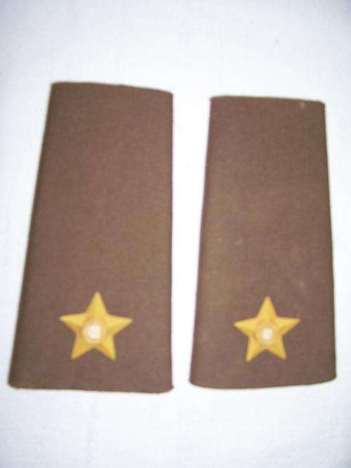 2ND LIEUTENANT RANK, SANDF,FIELD DRESS
