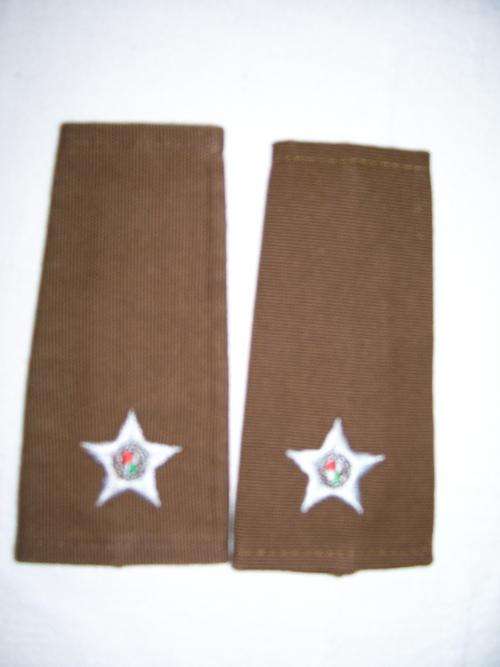 2ND LIEUTENANT RANK, SANDF,FIELD DRESS