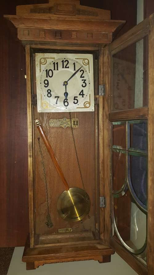 Non working wall Clock Sopra with nice glass work